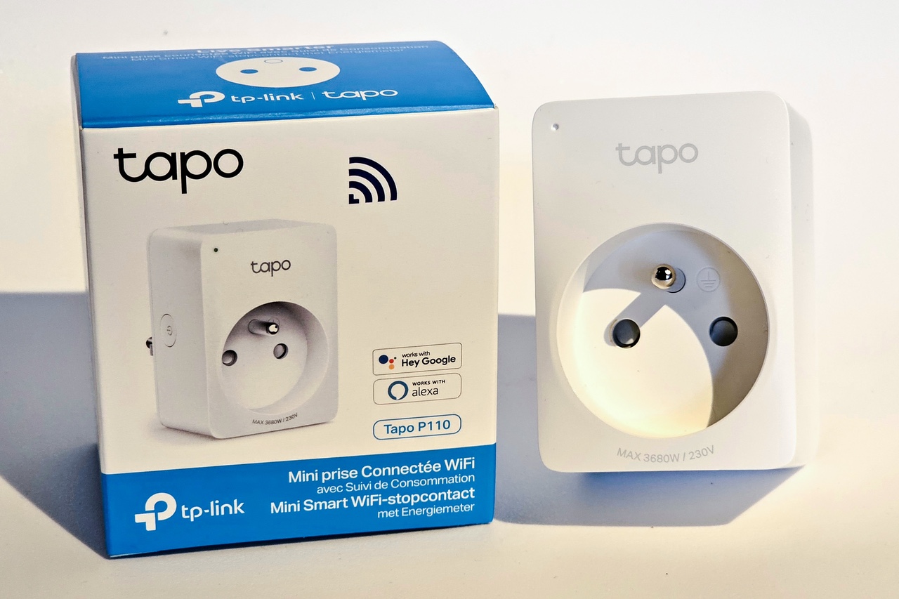 Prise Connectée WiFi TP-Link Tapo Nano P115 - Suivi de consommation, 16A,  compatible avec Alexa et Google –